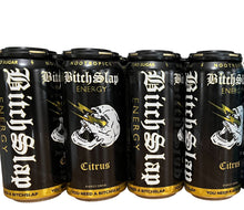 Load image into Gallery viewer, BITCHSLAP 16 oz. Natural Caffeine Focus Energy Drinks - Citrus 4pk Case