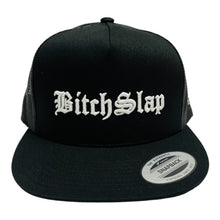 Load image into Gallery viewer, BITCHSLAP Old English 3D Embroidered Flat Brim

