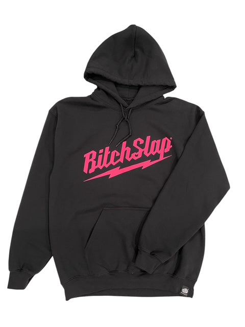 BITCHSLAP Fuchsia Big Bolt Hoodie