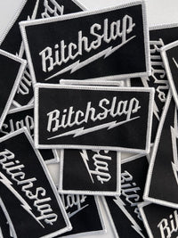 Bitchslap Big Bolt Embroidered Patch