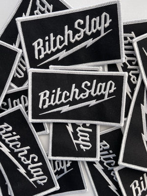 Bitchslap Big Bolt Embroidered Patch