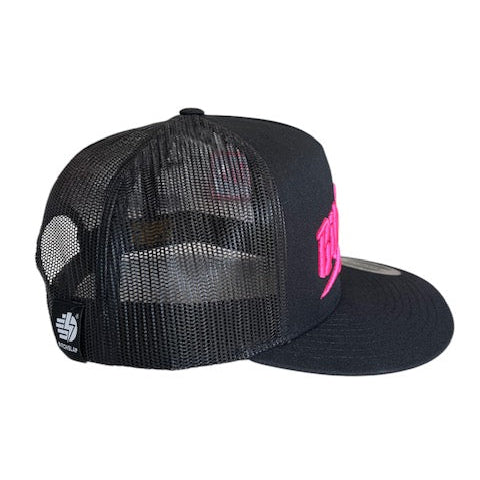 Fuchsia Big Bolt 3D Embroidered Flat Brim Snapback Trucker nutrition facts
