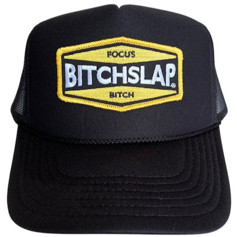 Gold Indi Embroidered logo trucker hat