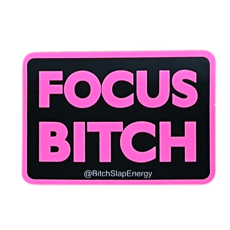 Bitchslap Focus Bitch Sticker 3 pk