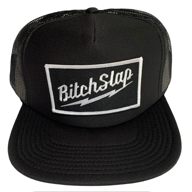 Bitchslap Big Bolt Patch Black Trucker