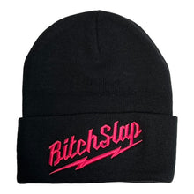 Load image into Gallery viewer, Bitchslap Big Bolt Beanie Pink
