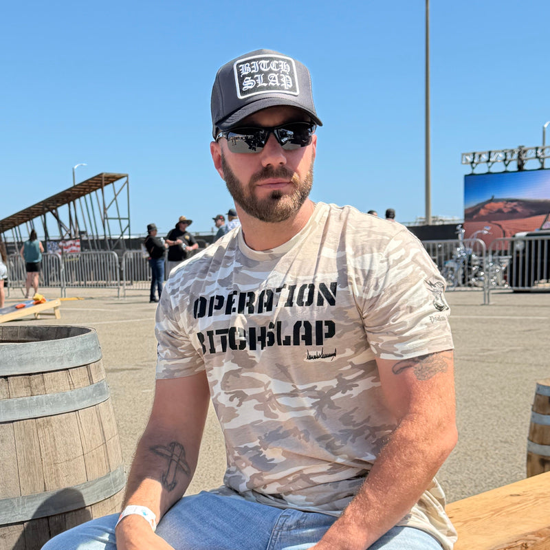 OPERATION BITCHSLAP T-SHIRT -SAND CAMO