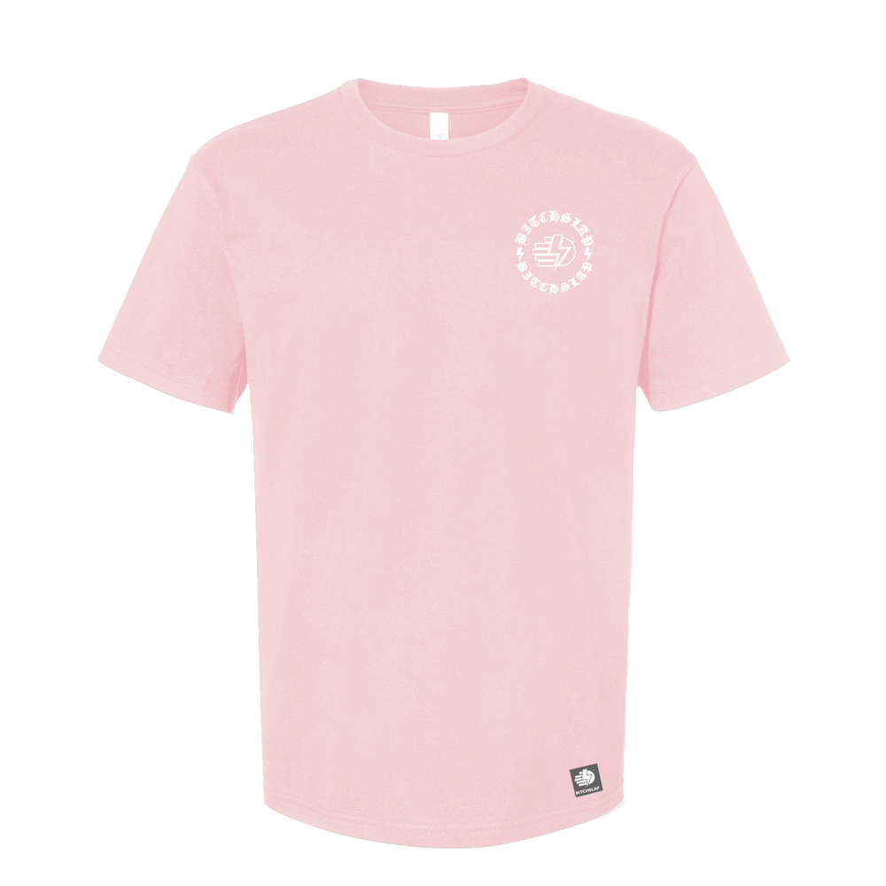BITCHSLAP Old English T-Shirt - Pink