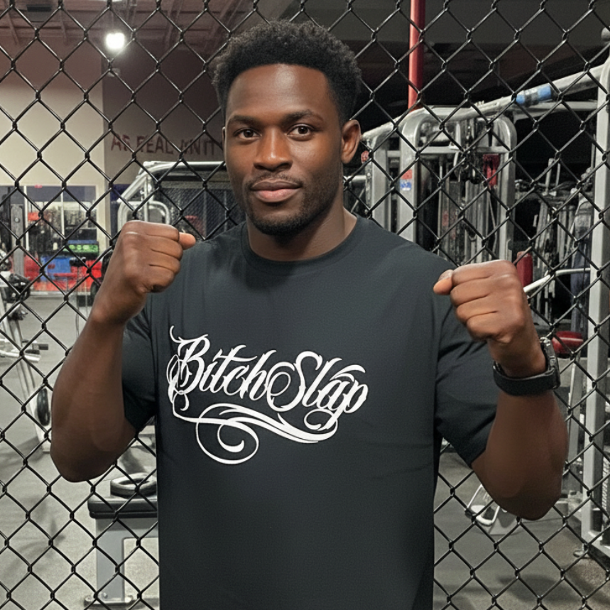 BITCHSLAP Eastside Cursive T-Shirt - White screenprint