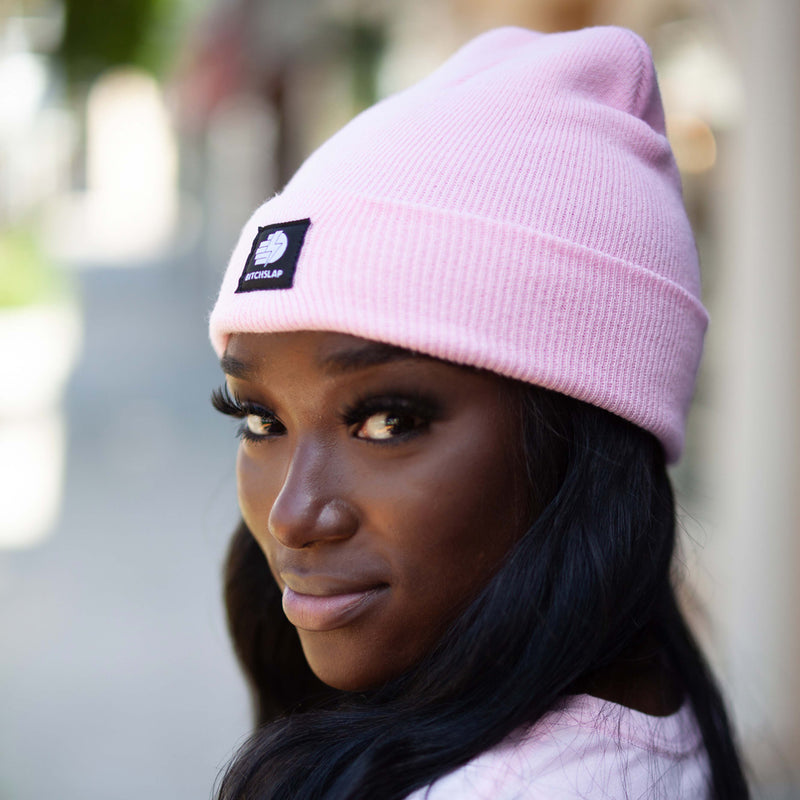 Bitchslap Icon Beanie - Pink