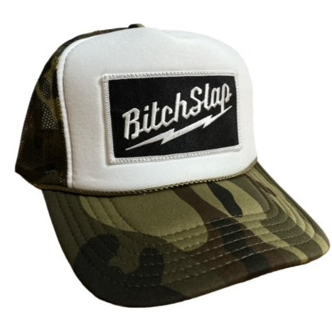 Bitchslap Big Bolt Camou Trucker hat