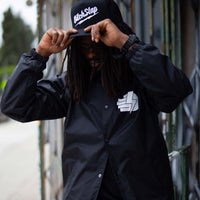 White Big Bolt 3D Embroidered Flat Brim Snapback Trucker