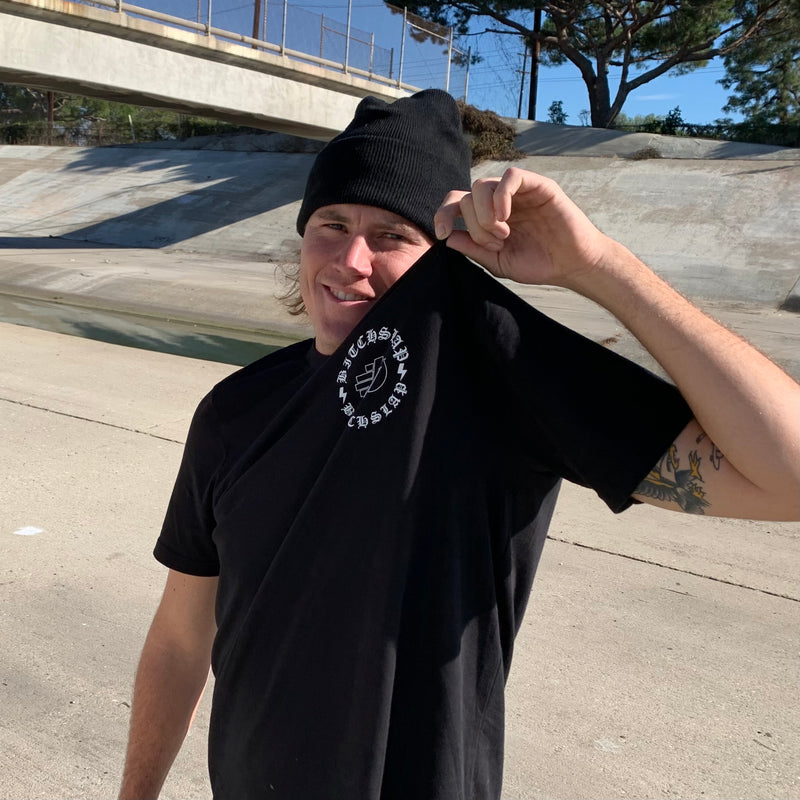 BITCHSLAP Old English Handbolt T-Shirt - Black nutrition facts